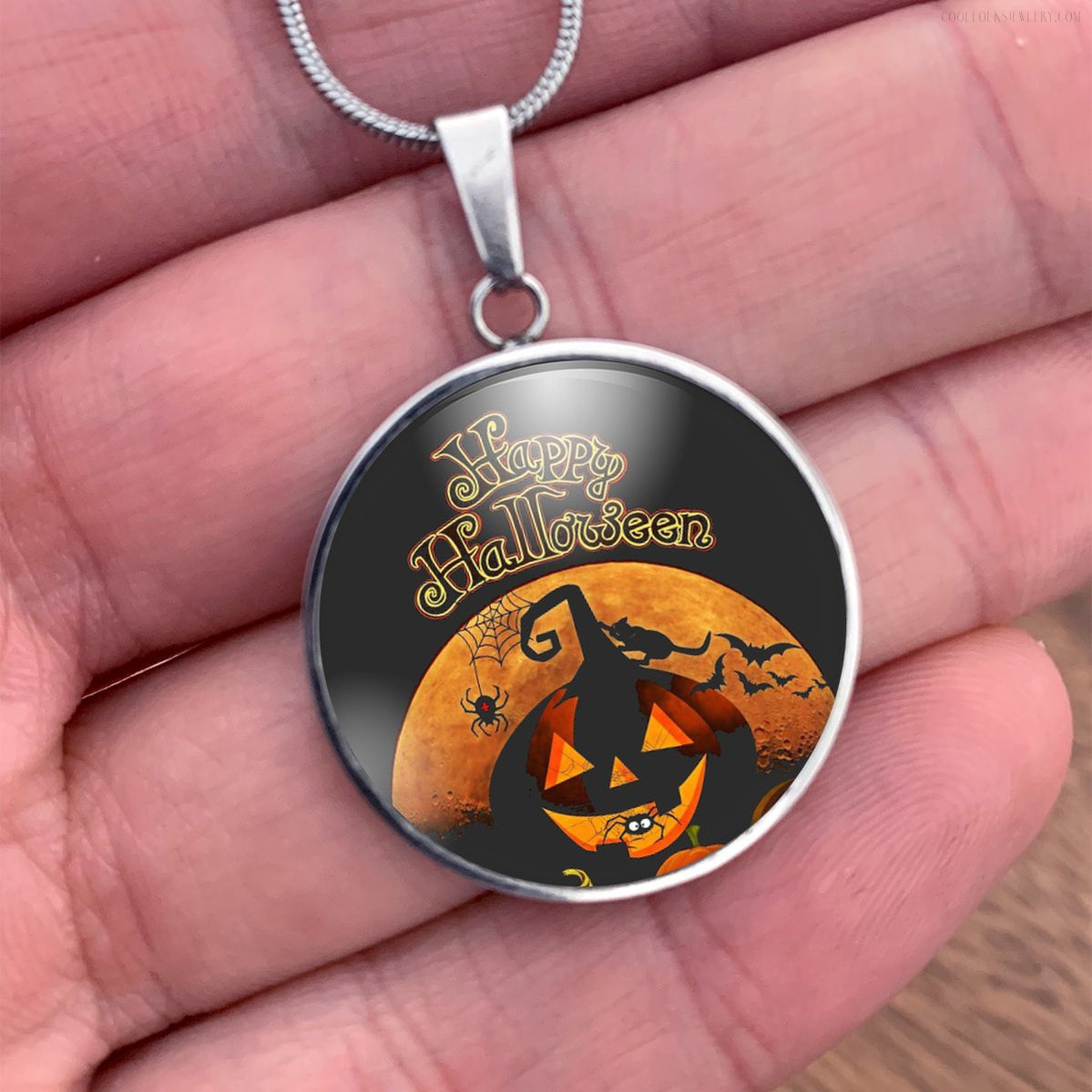 Happy Halloween necklace