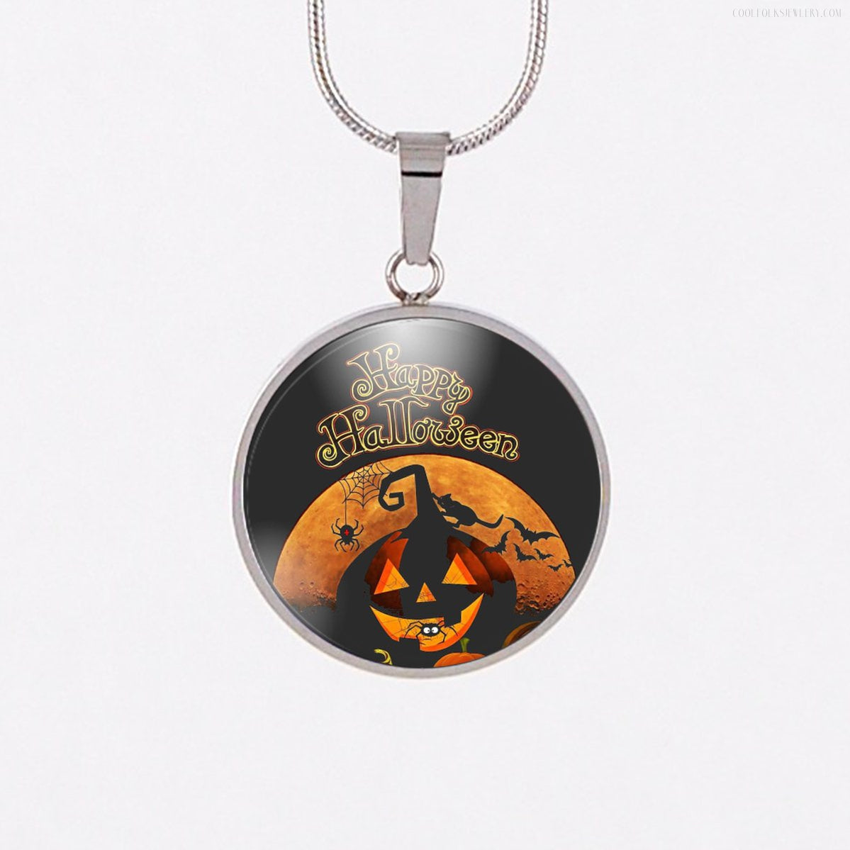 Happy Halloween necklace